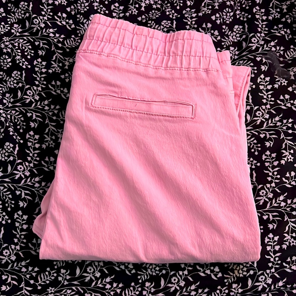 Pink cargo pants